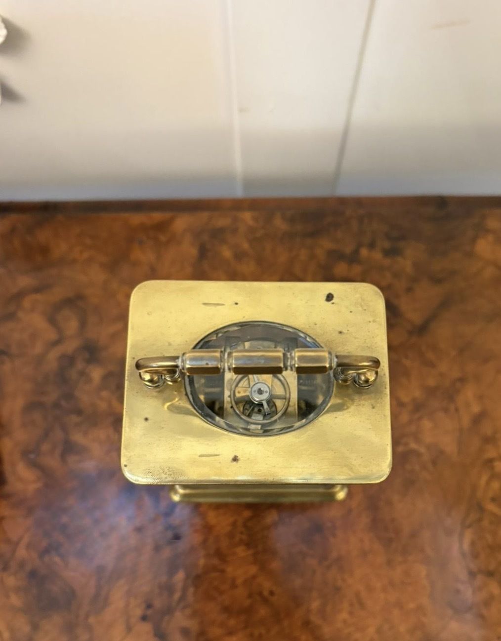Antique French Brass Carriage Clock – Latshea & Sons Edinburgh photo Home Decor