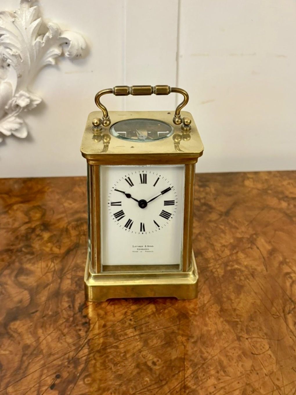 Antique French Brass Carriage Clock – Latshea & Sons Edinburgh