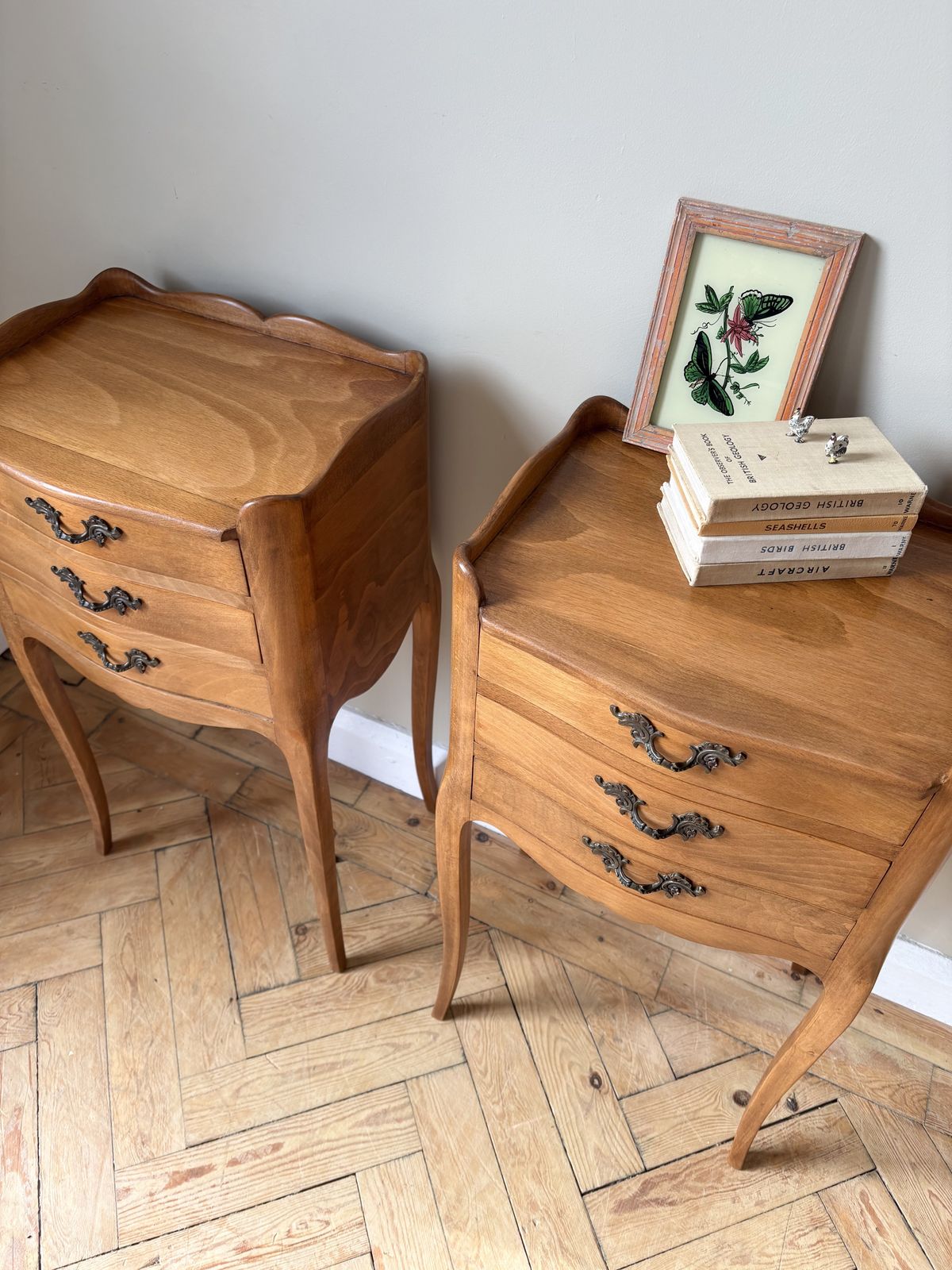 Antique French  Louis XV Pair Of Bedside Tables photo for sale