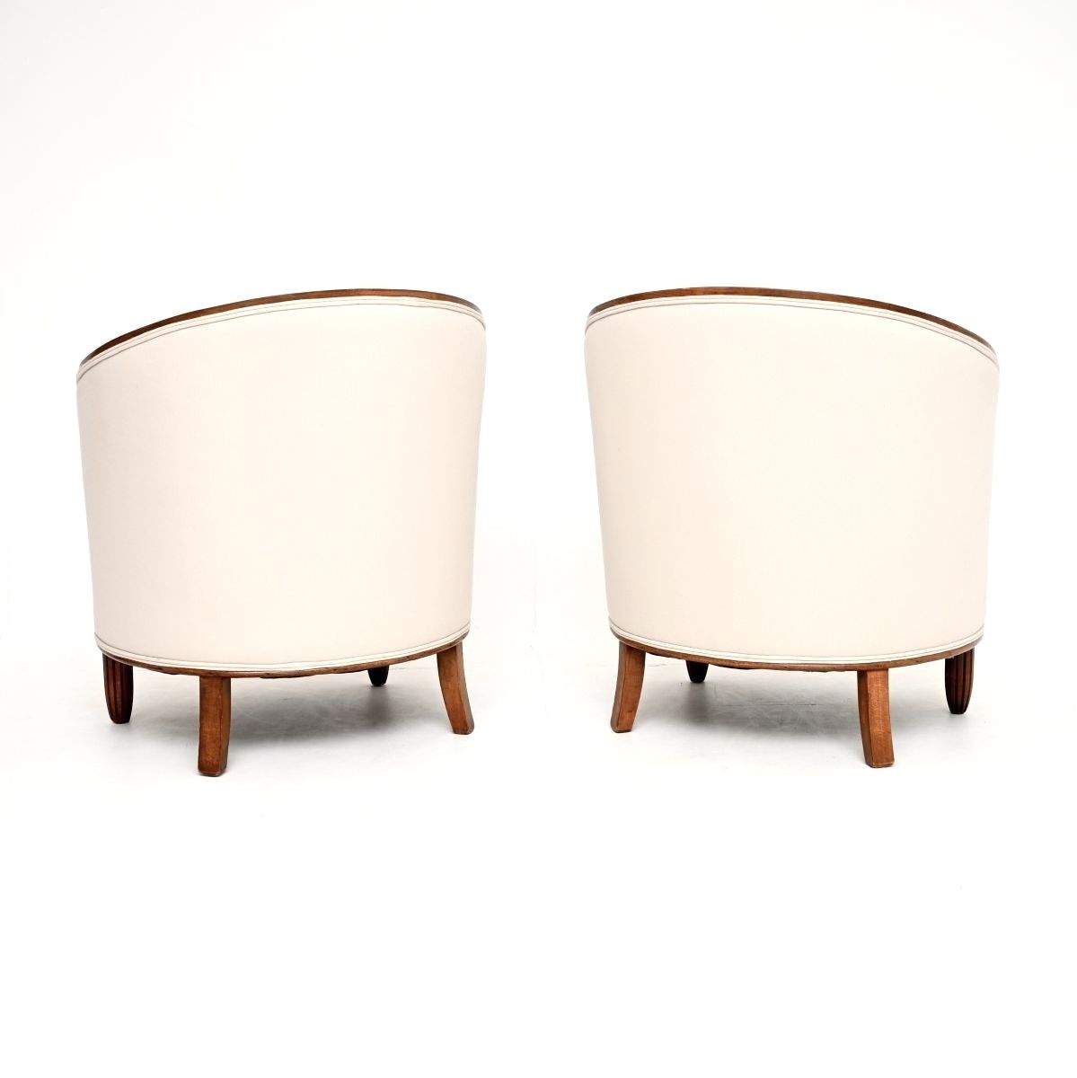 photo furniture Pair Of French Art Deco Armchairs By Paul Follot