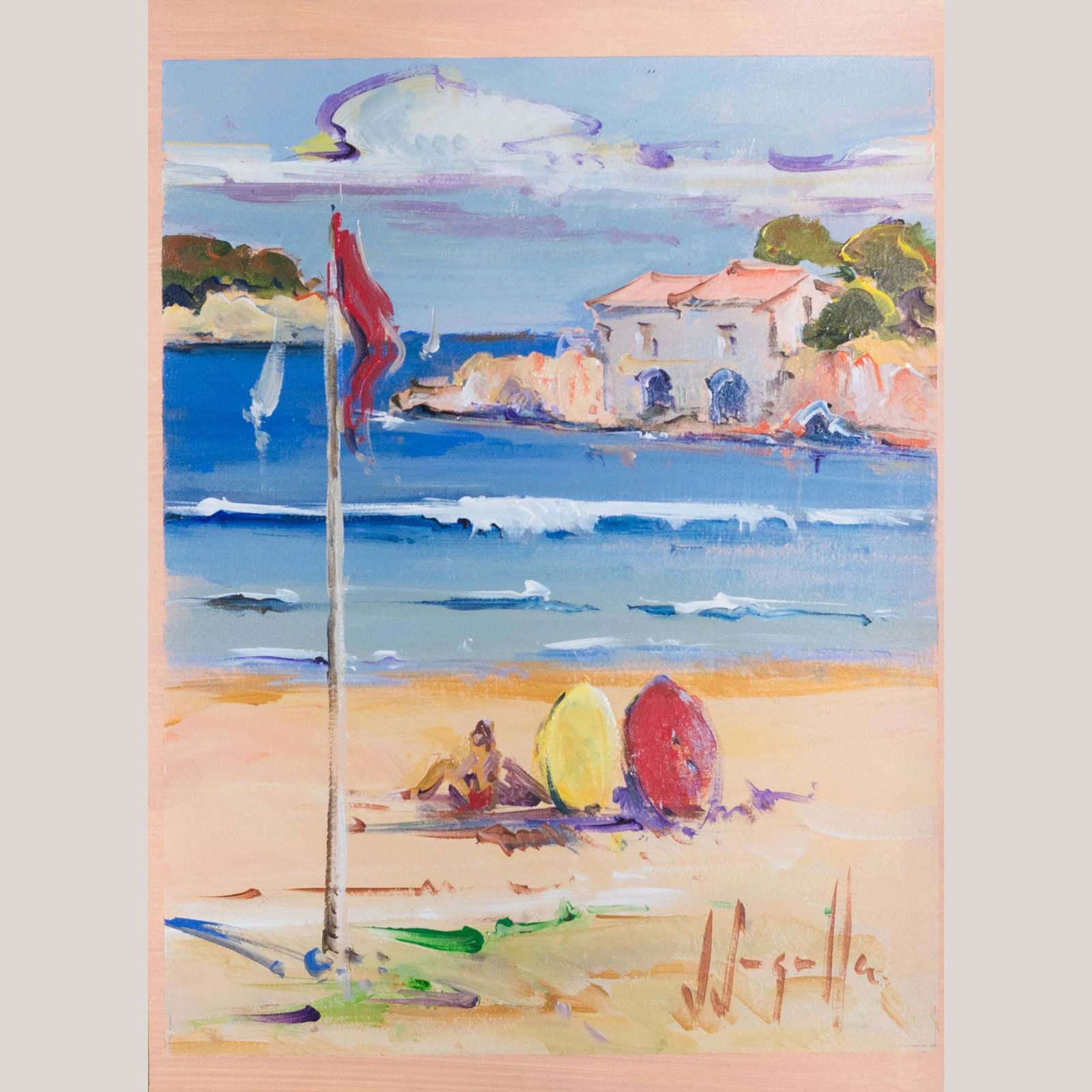 Costa Brava Strandtaferelen Van Joan Sarquella Oliveras photo vintage