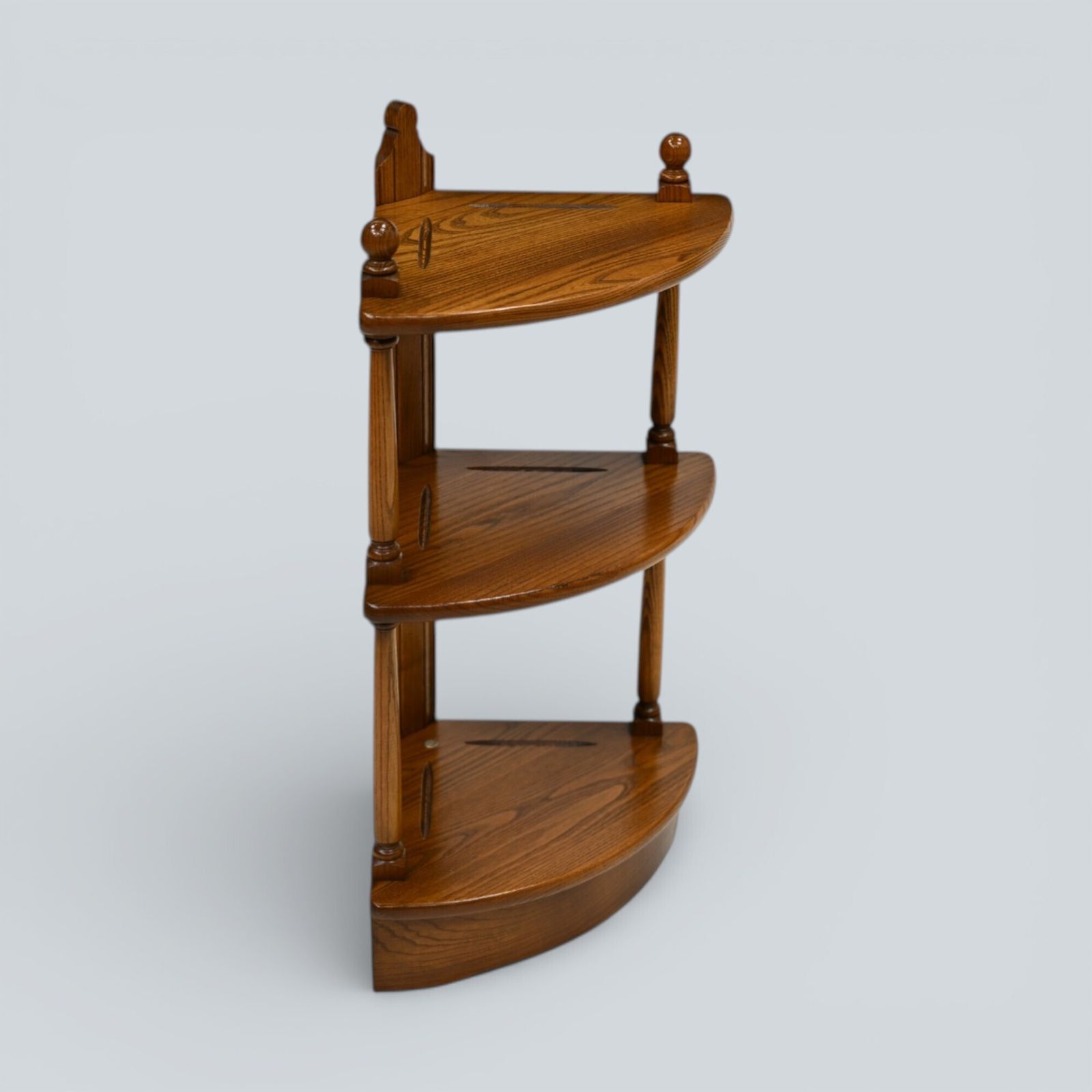 Genuine Ercol Corner Shelves Golden Dawn Finish #1103 Exc Free Uk Delivery photo vintage
