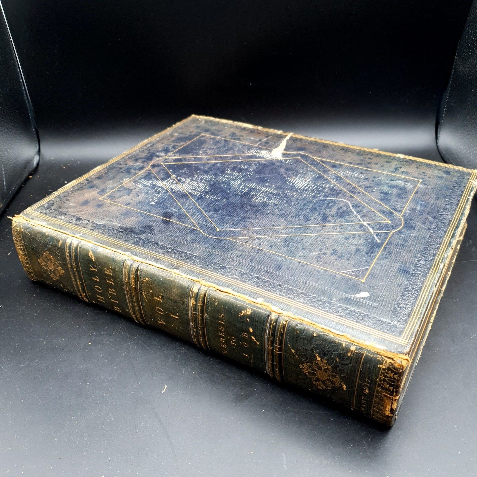 1817 D’oyly & Mant Holy Bible 1st Ed 3 Vol Set Quarto Oxford Clarendon Press photo furniture