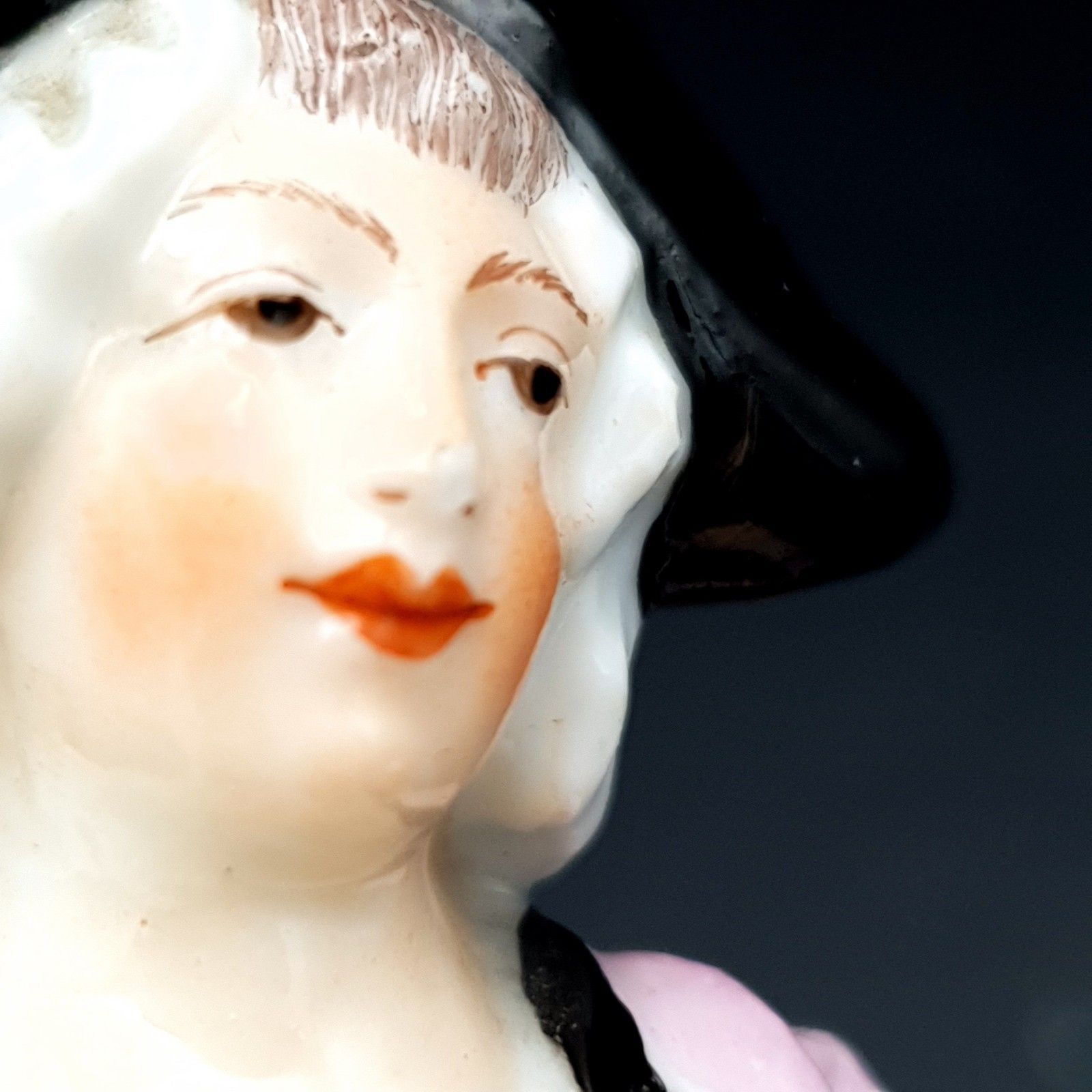 100.0 Antique Samson Paris Chelsea Style Porcelain Figure Gold Anchor Mark C.1870 photo