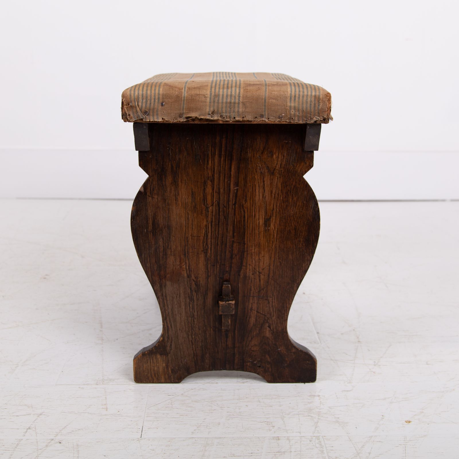 photo vinterior Pair Oak Arts And Crafts Low Stools We Have 2 Pairs