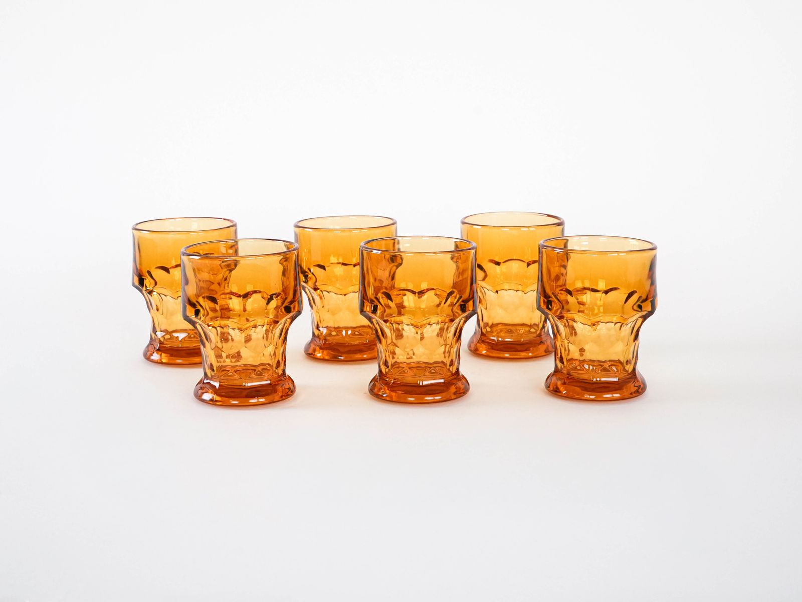 Set Of Six Glasses, Italian Design, 1970s, Made In Italy photo for sale