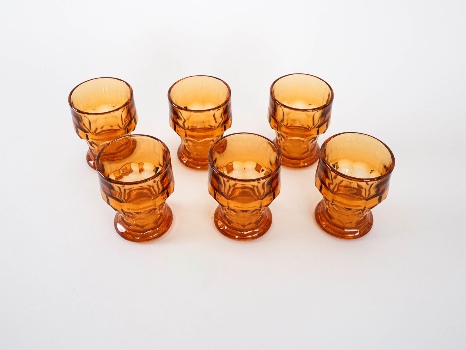 Set Of Six Glasses, Italian Design, 1970s, Made In Italy photo Home Decor