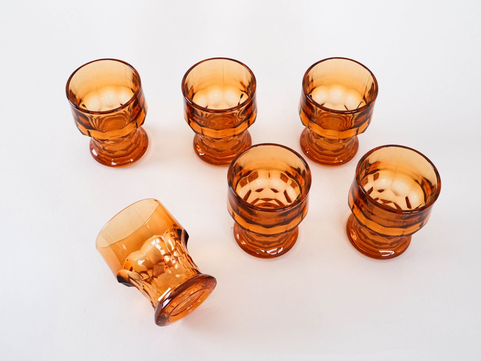 Set Of Six Glasses, Italian Design, 1970s, Made In Italy photo 269.0