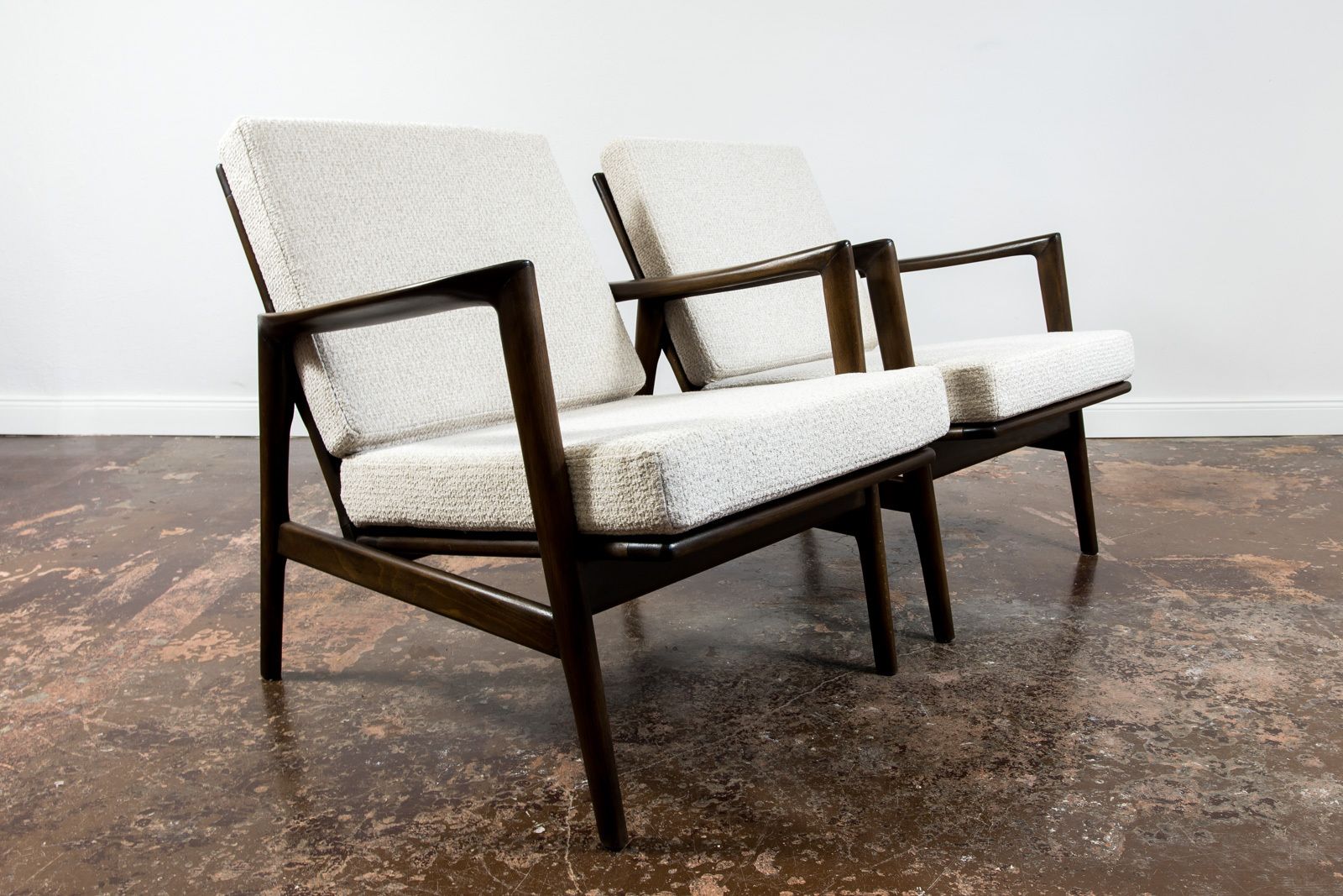 Mid Century Modern Armchairs By Sfm, Poland, 1960s, Set Of 2 photo furniture