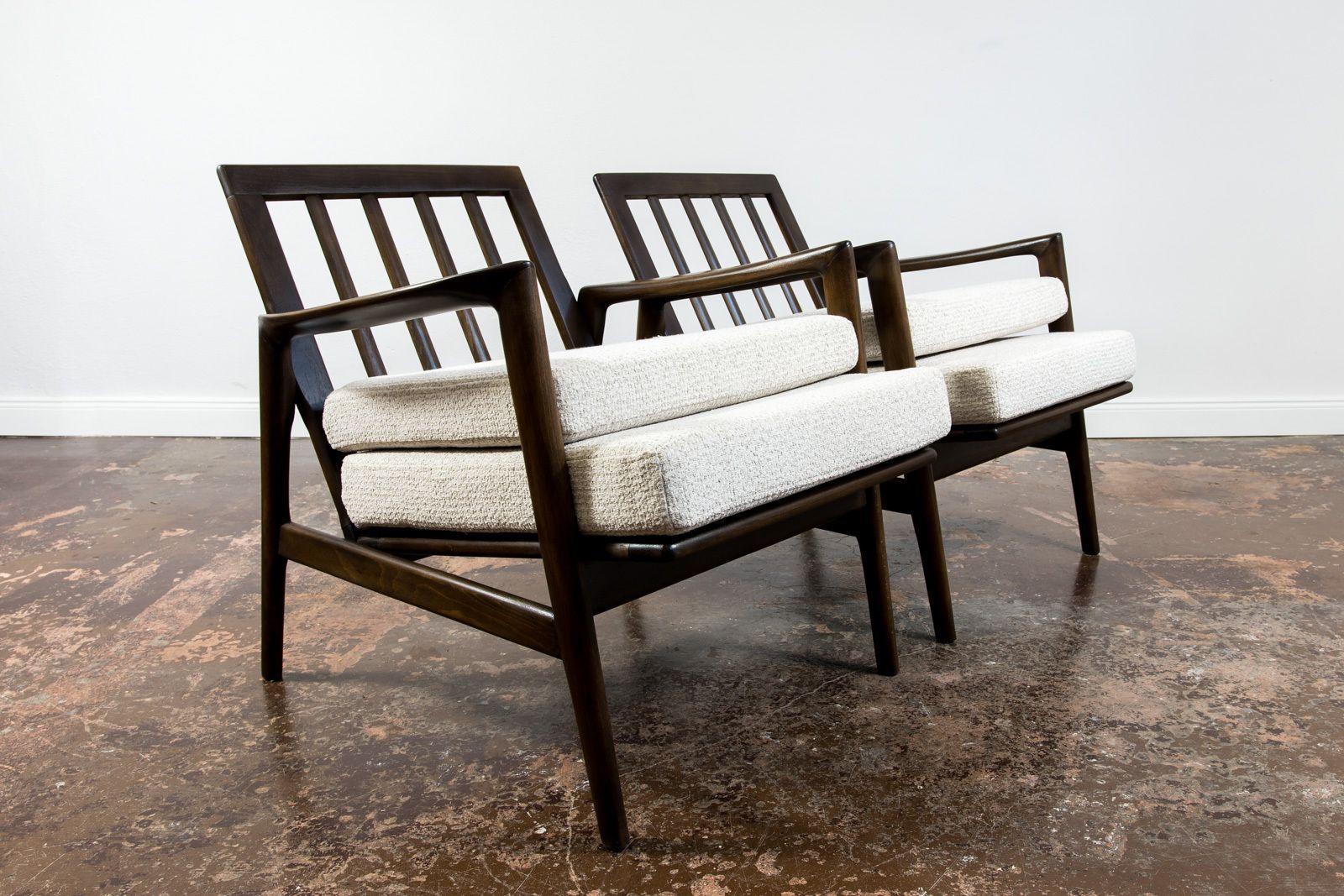 Mid Century Modern Armchairs By Sfm, Poland, 1960s, Set Of 2 photo for sale