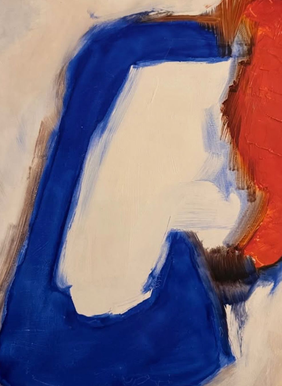 Oil On Board Abstract Painting By Lebanon/English/Italian Artist Pasquale Carenza photo furniture
