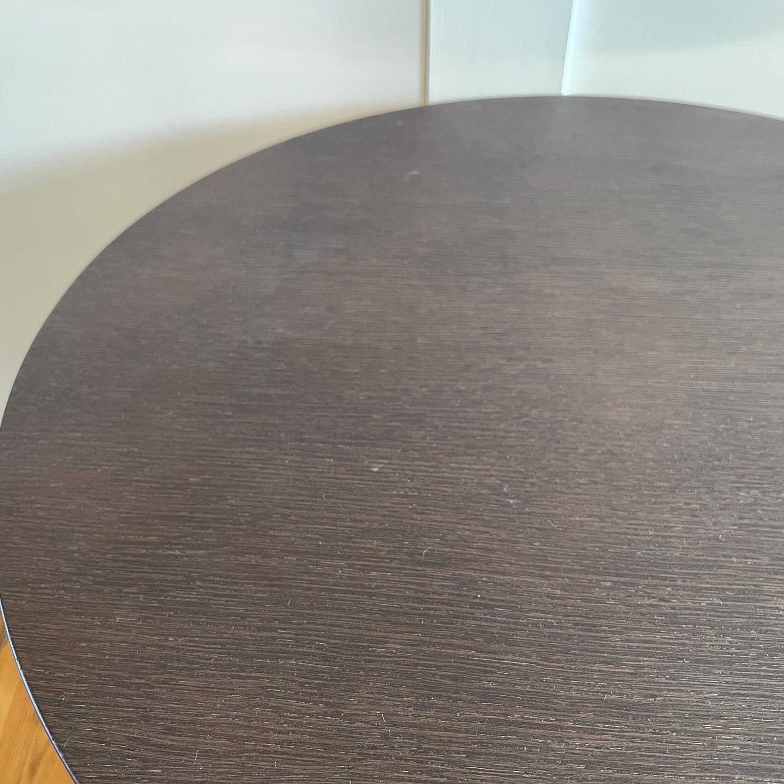 Maze Parasol Coffee Table Small Dark Oak Round Top Modern Contemporary Scandinavian Style Antrei Hartikainen photo vintage