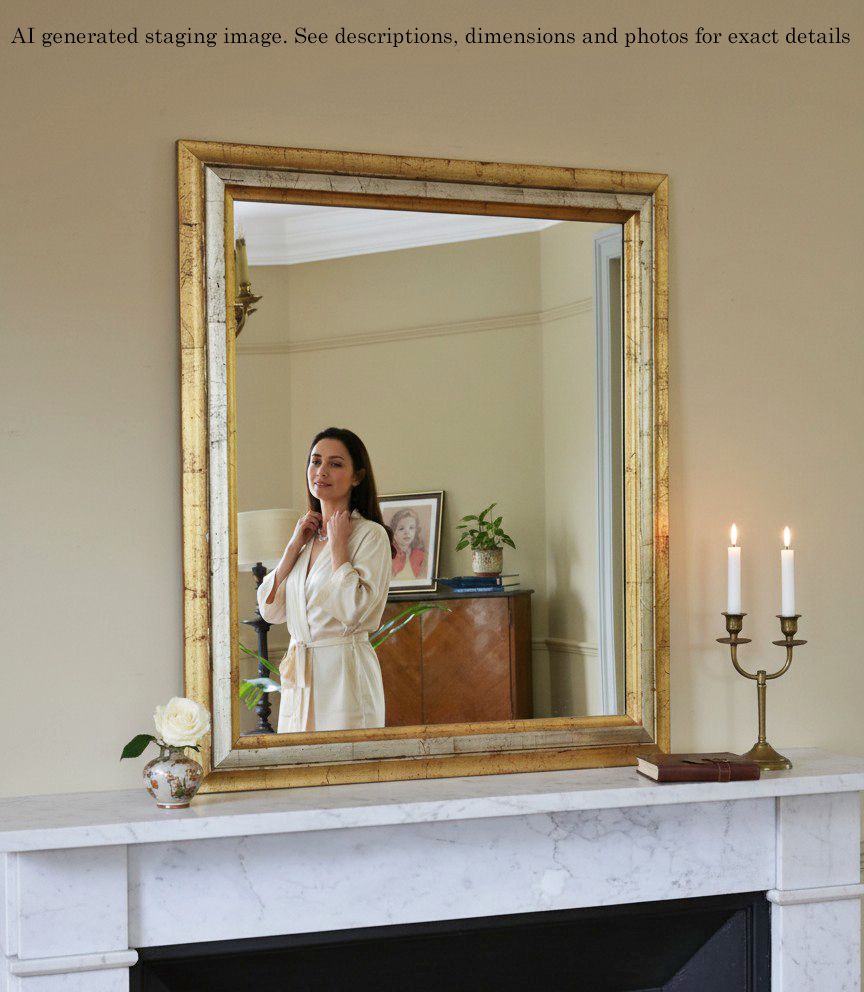 Vintage 20th Century Overmantle Wall Mirror – Fine Quality photo furniture