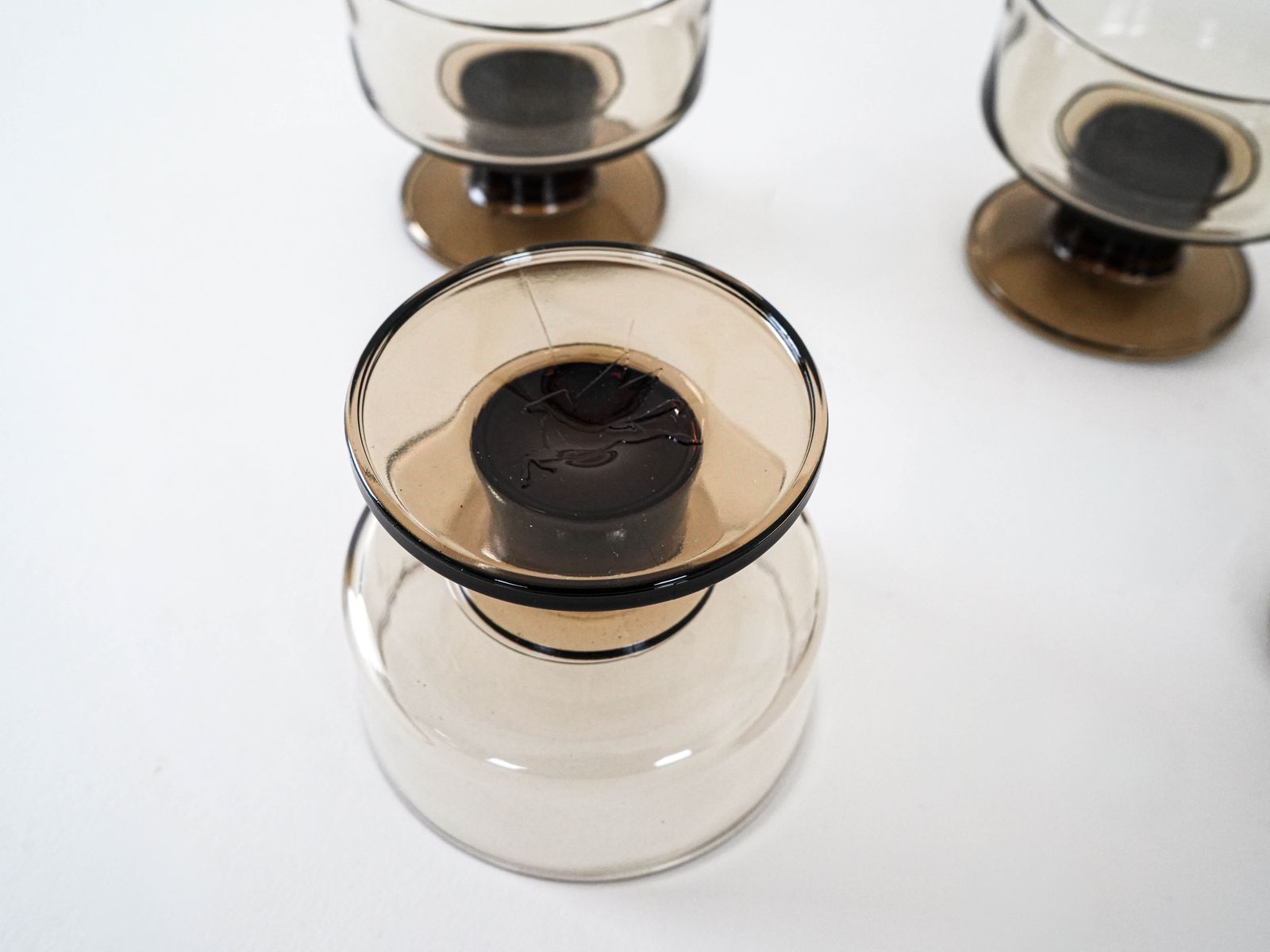 Set Of Dessert Bowls, Italian Design, 1970s, Made In Italy photo vinterior