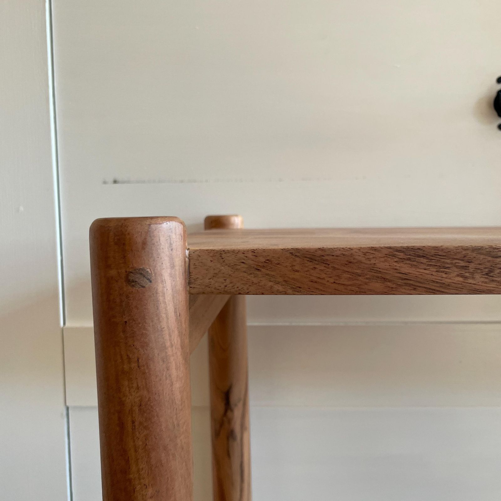 photo furniture Graham & Green Wooden Sideboard Wrenley Console Scandi Woven Shelf Acacia Wood Entryway Bench Hall Table Handmade Woven Shelf