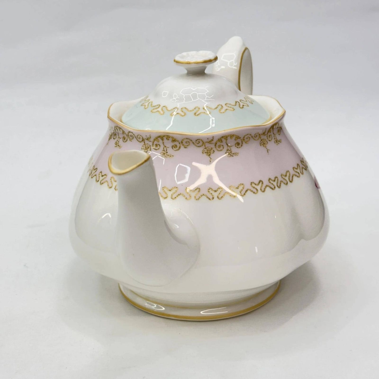 Rare Royal Albert Zandra Rhodes Teapot My Favourite Things Butterfly Pink 2005 photo vinterior