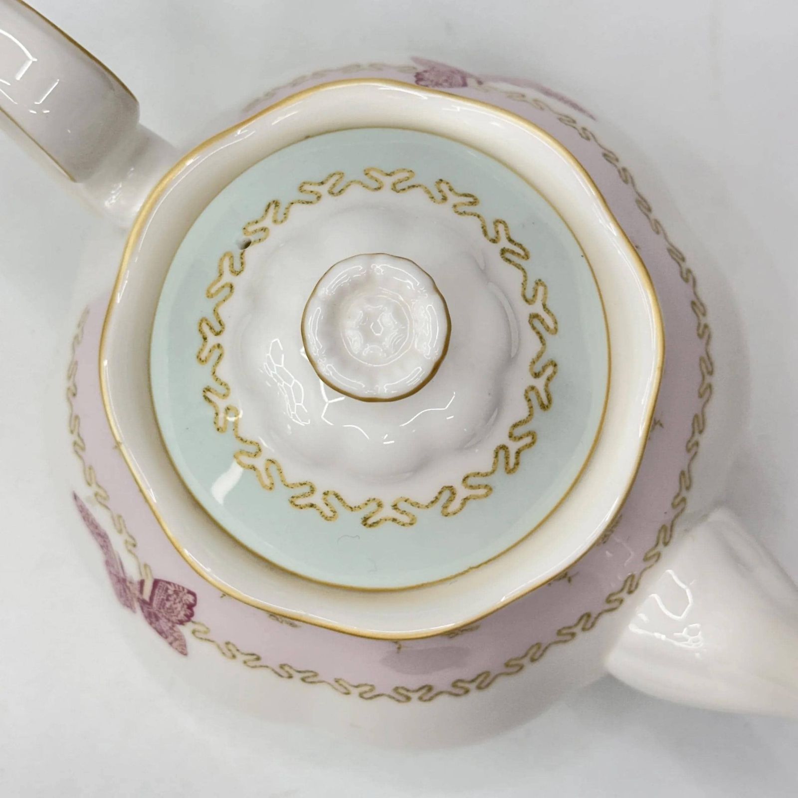 Rare Royal Albert Zandra Rhodes Teapot My Favourite Things Butterfly Pink 2005 photo buy