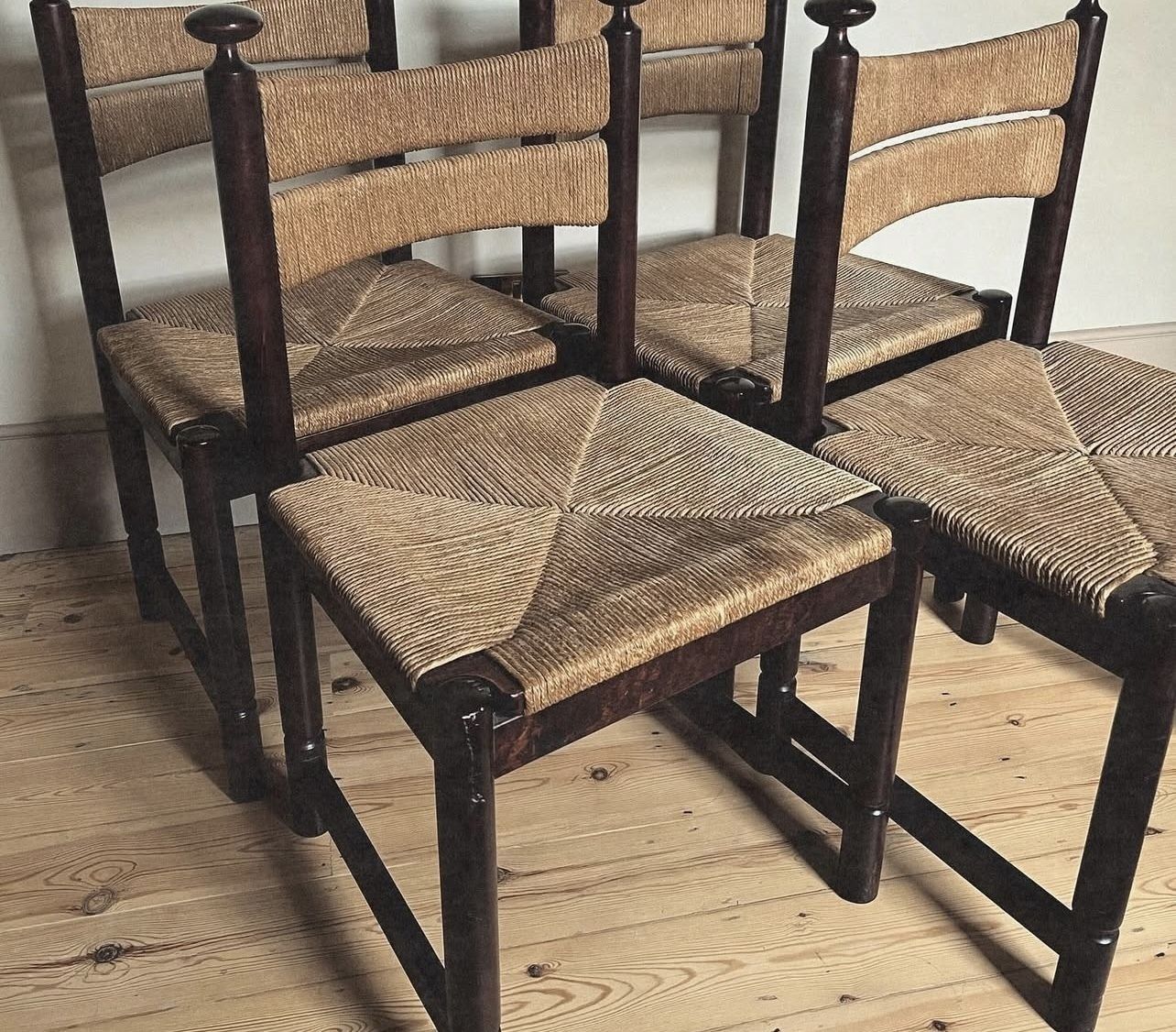 Set Of 4 Chairs And Dining Table   Odessa By Ilse Töyrylä For Asko photo furniture
