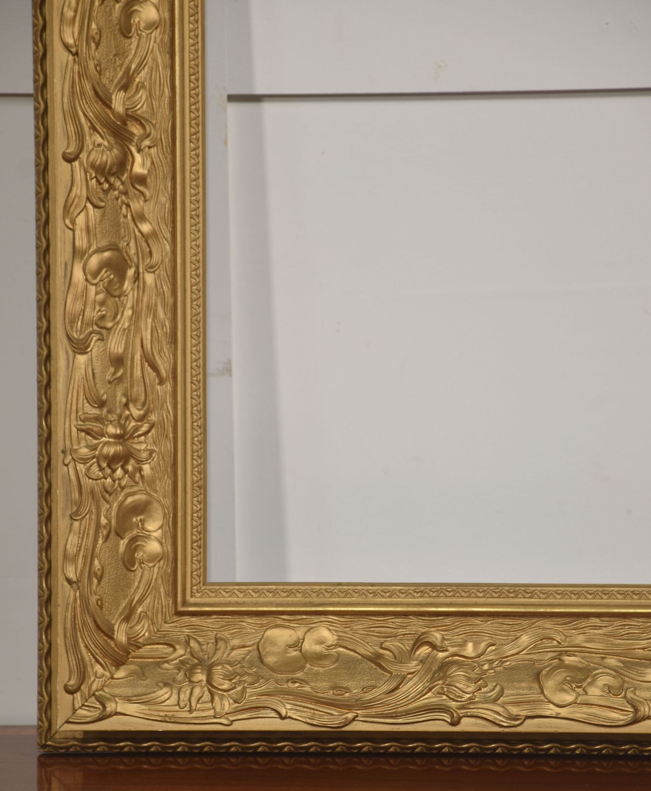 Large Art Nouveau Style Giltwood Picture Frame photo buy