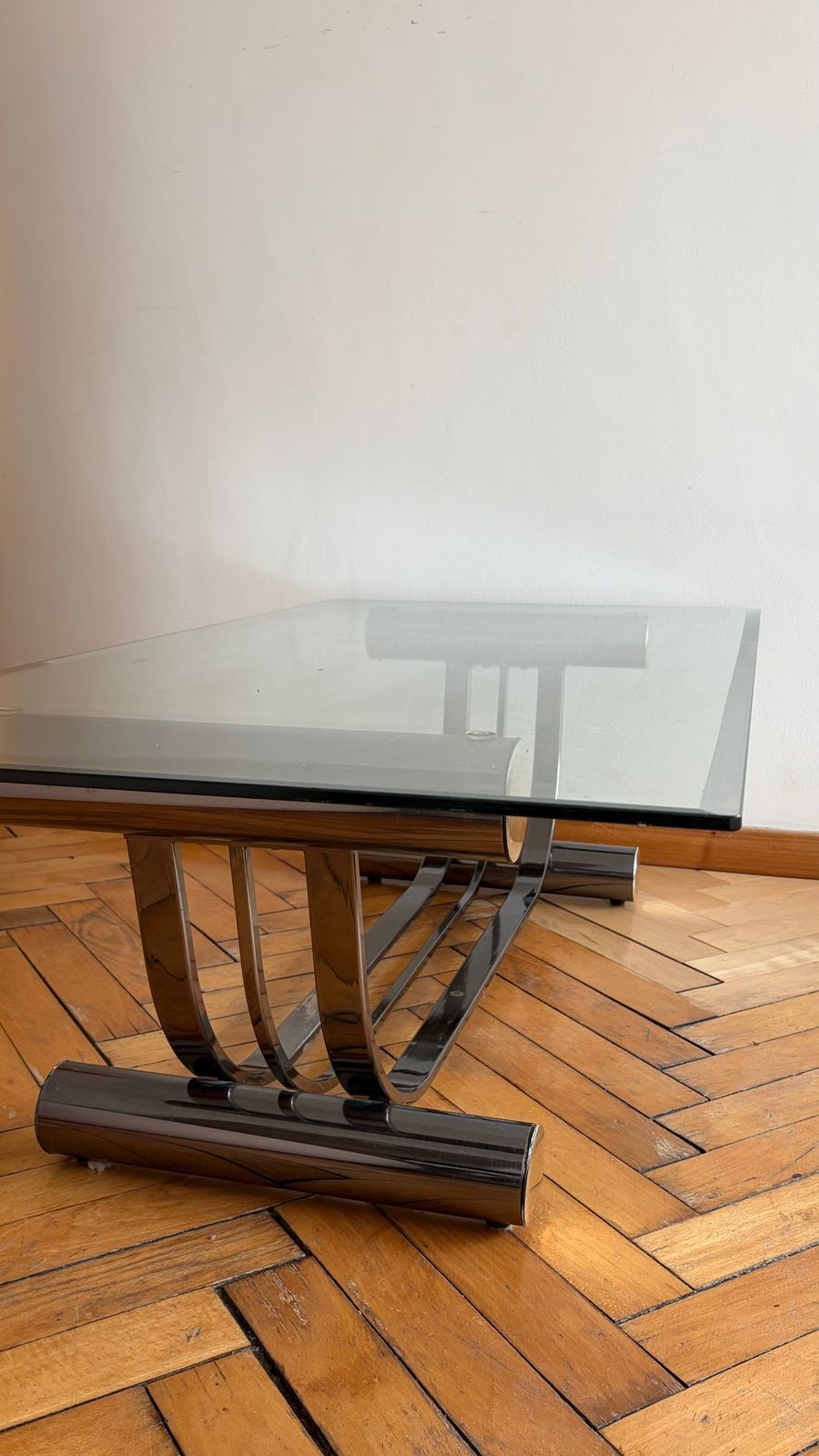 photo furniture Set Of 2 Tables From Dia   70's Art Deco Style