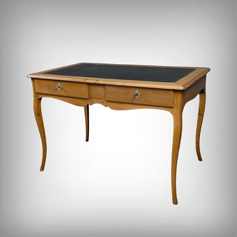 Small Desk In Apple And Cherry Wood, Louis XV Period – 18th Century photo furniture