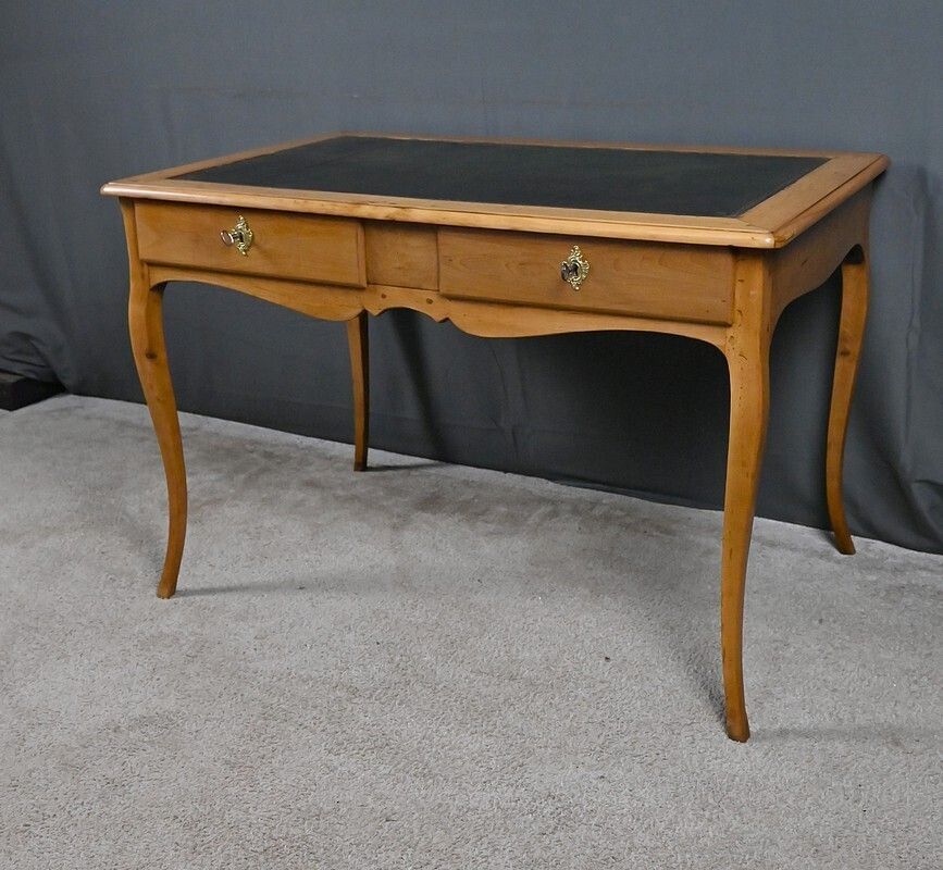 2830.0 Small Desk In Apple And Cherry Wood, Louis XV Period – 18th Century photo