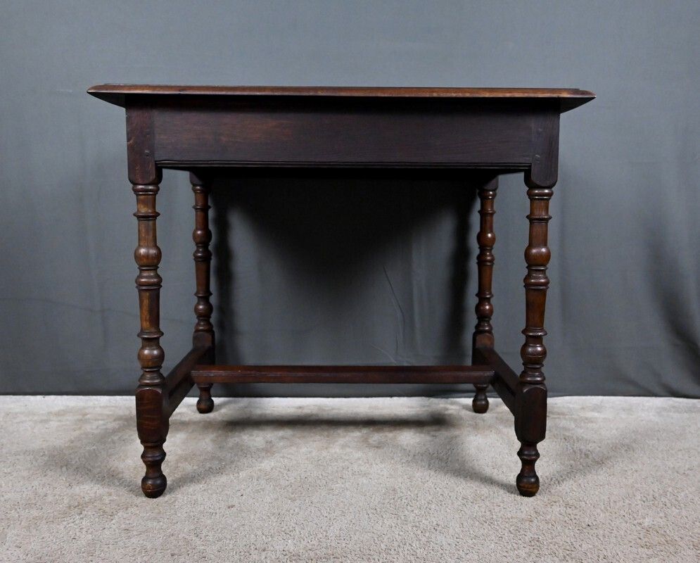 Furniture Small Oak Desk, Louis XIV Style – Second Half Of The 19th Century photo