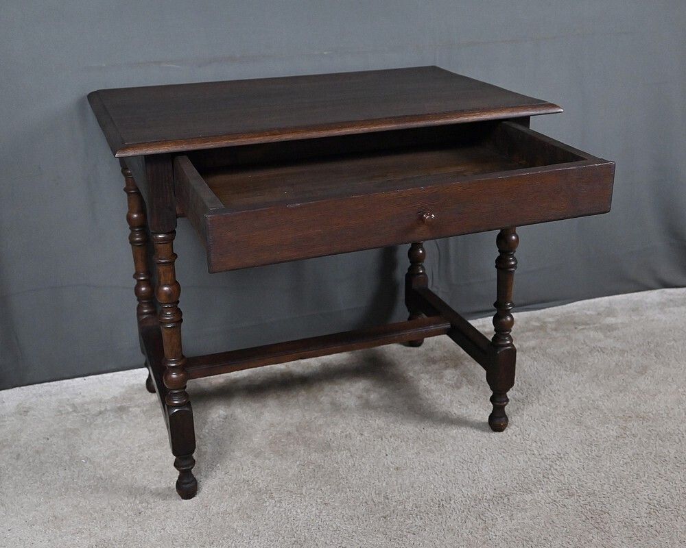 1620.0 Small Oak Desk, Louis XIV Style – Second Half Of The 19th Century photo
