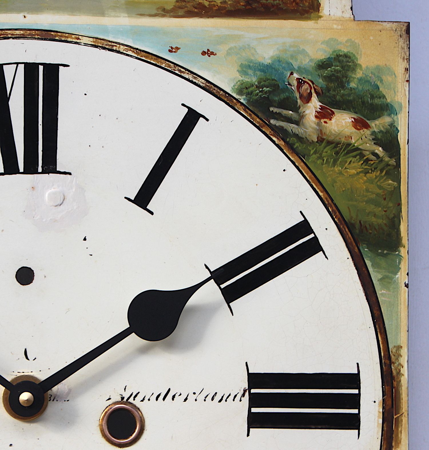 Original 18th Century Iron Grandfather/Longcase Clock Dial. Fully Guaranteed. London Timepiece photo buy