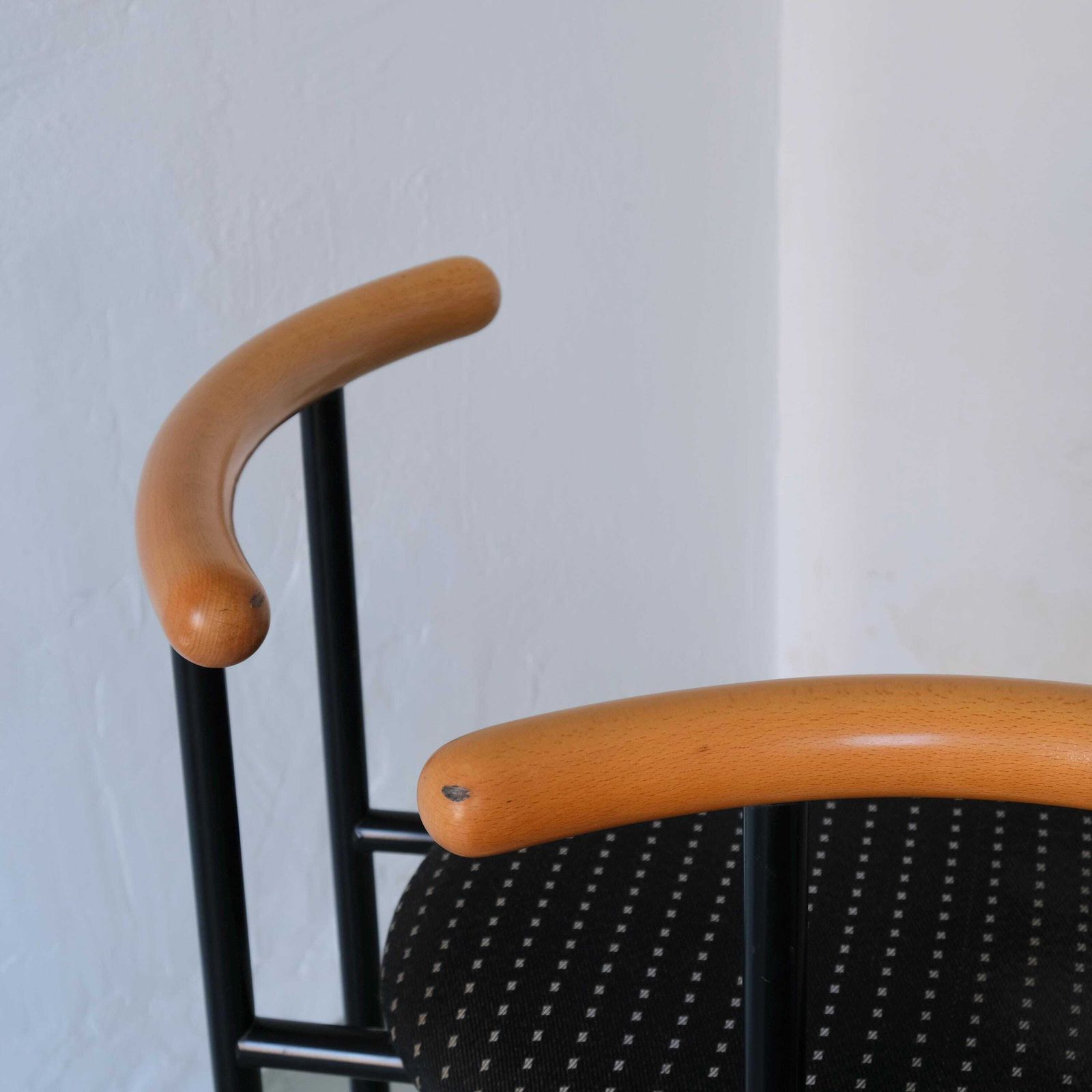 2 Postmodern Tubular Steel Bar Stools | Rodney Kinsman Style | 1980s photo Furniture