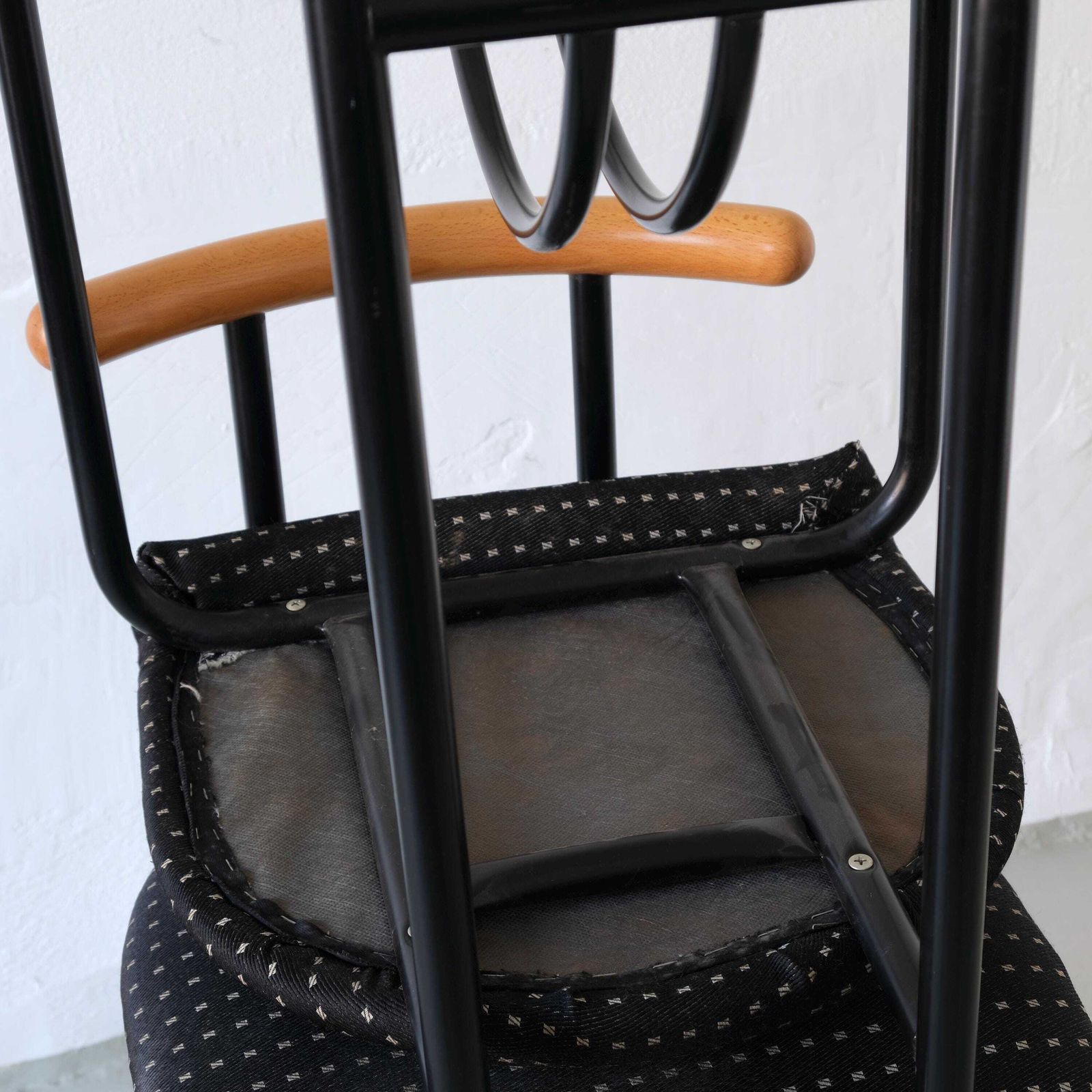 2 Postmodern Tubular Steel Bar Stools | Rodney Kinsman Style | 1980s photo 1626.0
