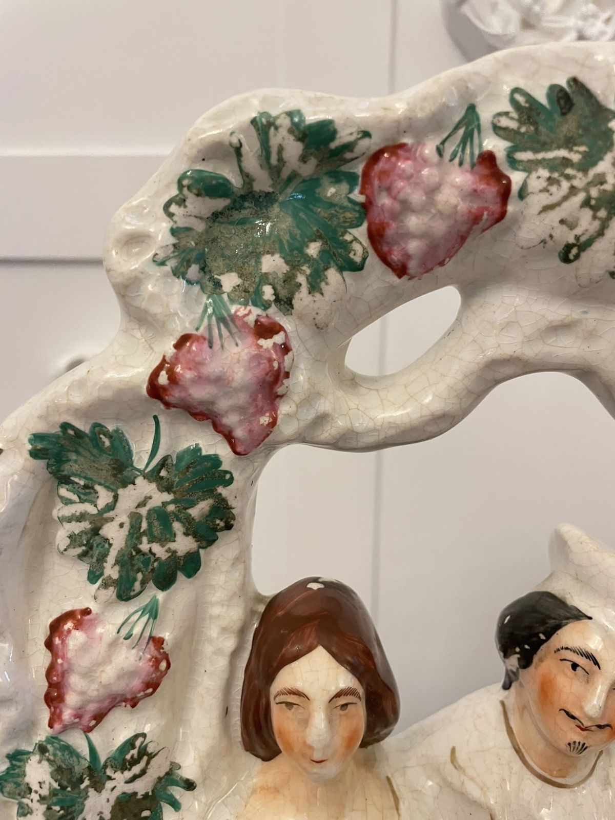 Antique 19th Century Staffordshire Flatback Figure Of A Wedding Scene photo buy