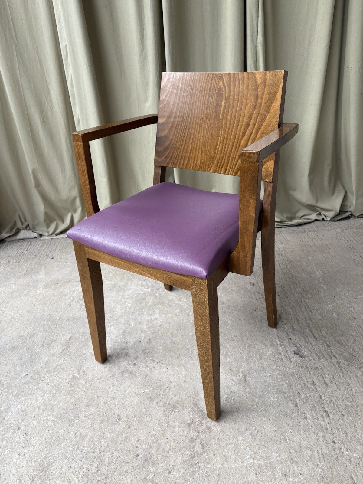 Vtg Mid Century Style Dining Desk Side Chair Scandi Danish Retro R1121 photo vinterior