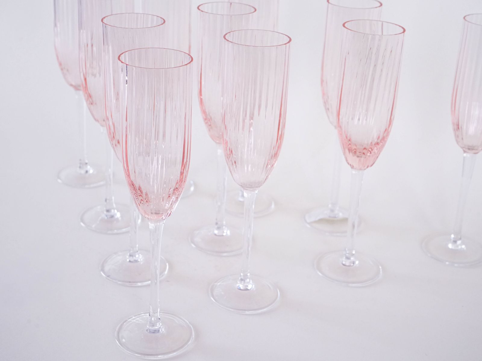 Set Of Prosecco Glasses French Design 1970s  Made In France photo 359.0