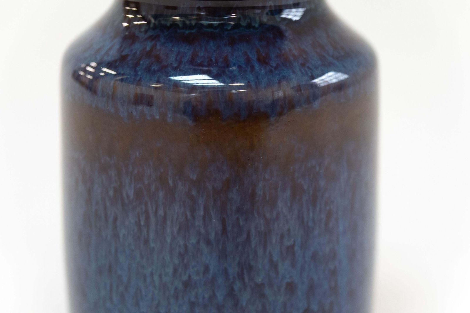 photo furniture Blue Ceramic Vase By Carl Harry Stålhane For Rörstrand Sweden, 1960s.