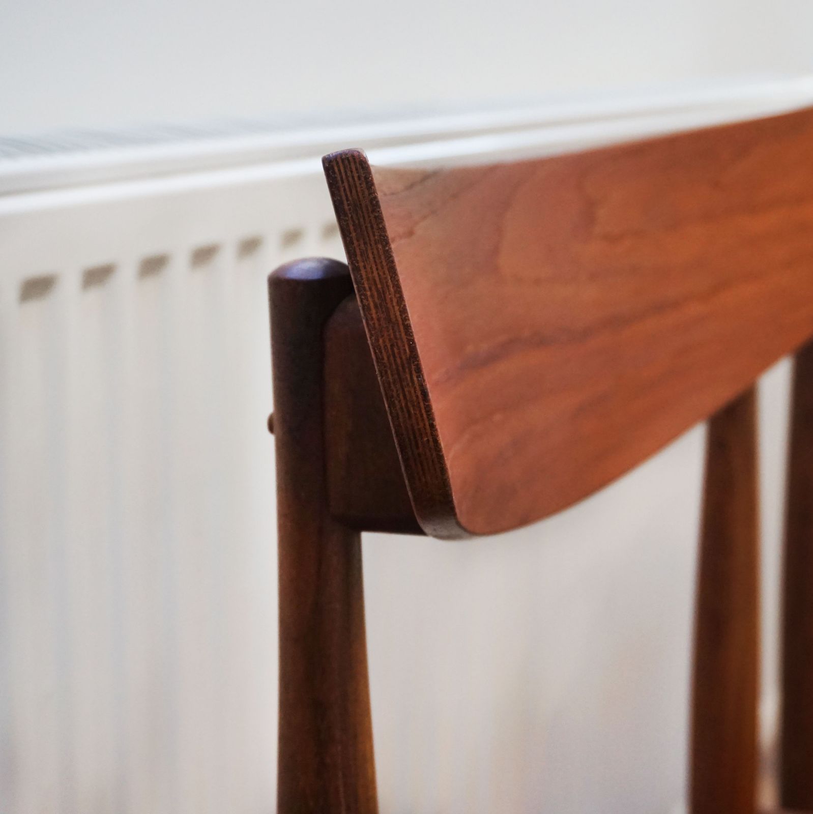 photo furniture 2x G Plan Teak Dining Chairs Reupholstered Velvet Mid Century Modern Scandi Style