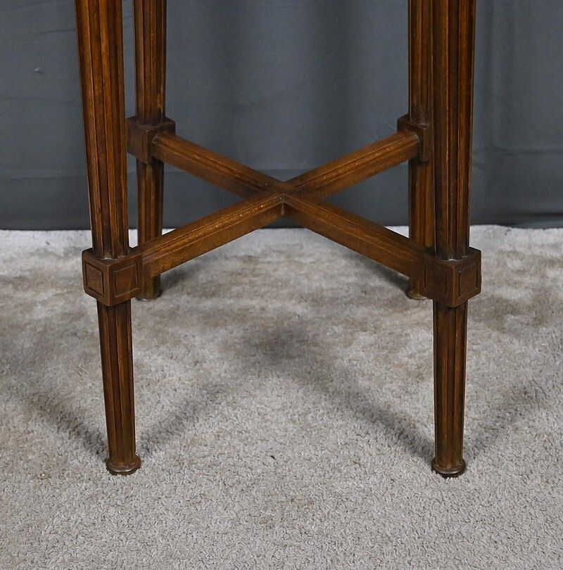 1610.0 Swivel High Chair In Beechwood, Louis XVI Style – 1900 photo