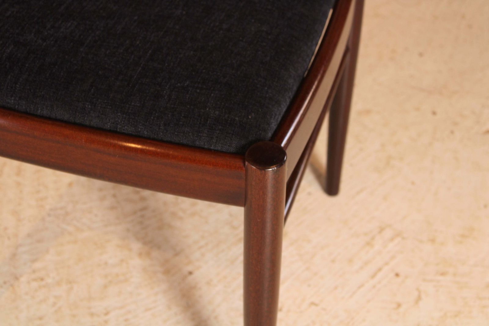 Set Of 6 Danish Mid Century Mahogany Dining Chairs By H.W. Klein For Bramin, Circa 1960s photo buy