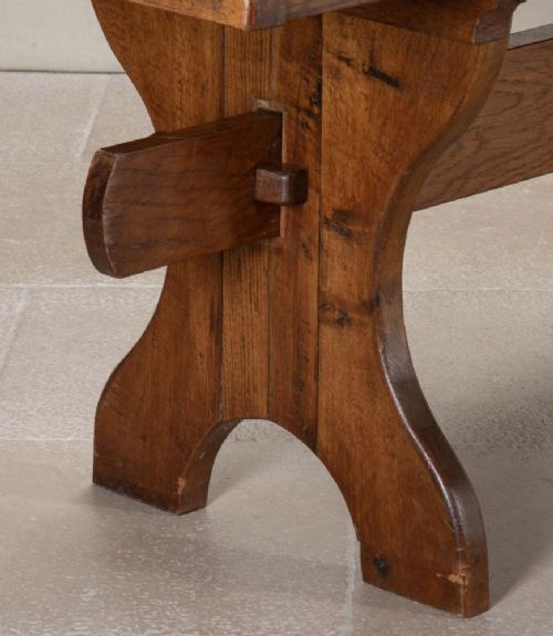 Nine Foot Long Georgian Oak Refectory Table photo furniture