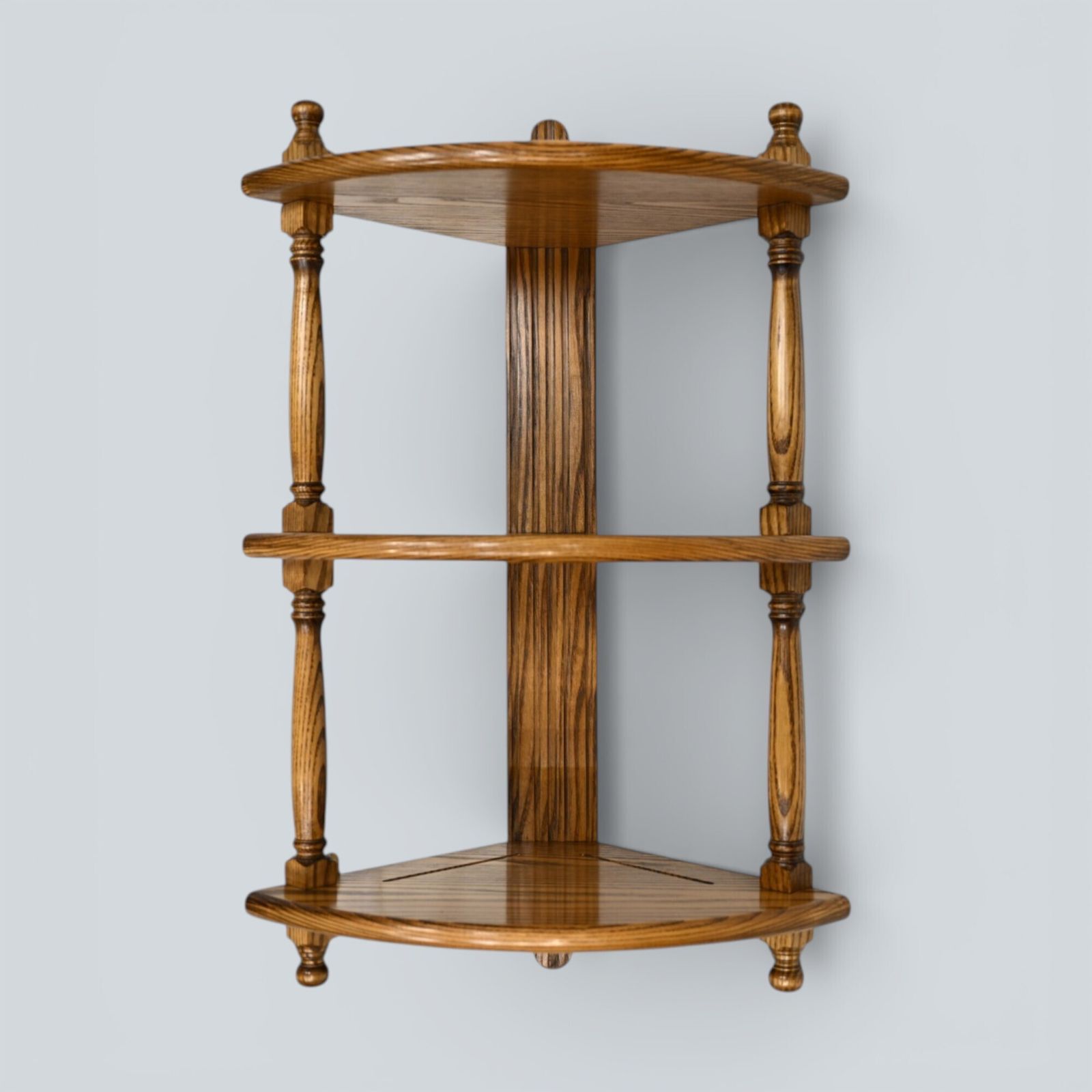 Ercol Style Hanging Corner Shelving Very Good Copy Of Ercol 1104 Free Delivery photo furniture