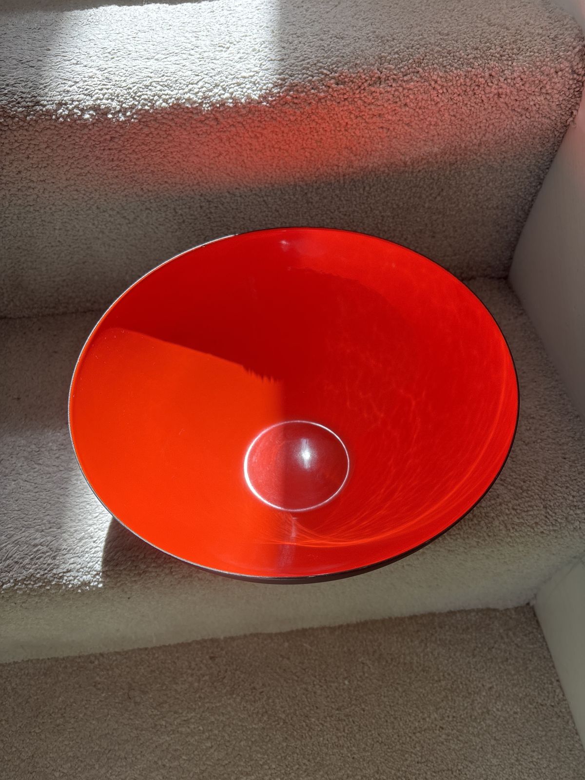 Herbert Krenchel Krenit Bowl Orange photo furniture