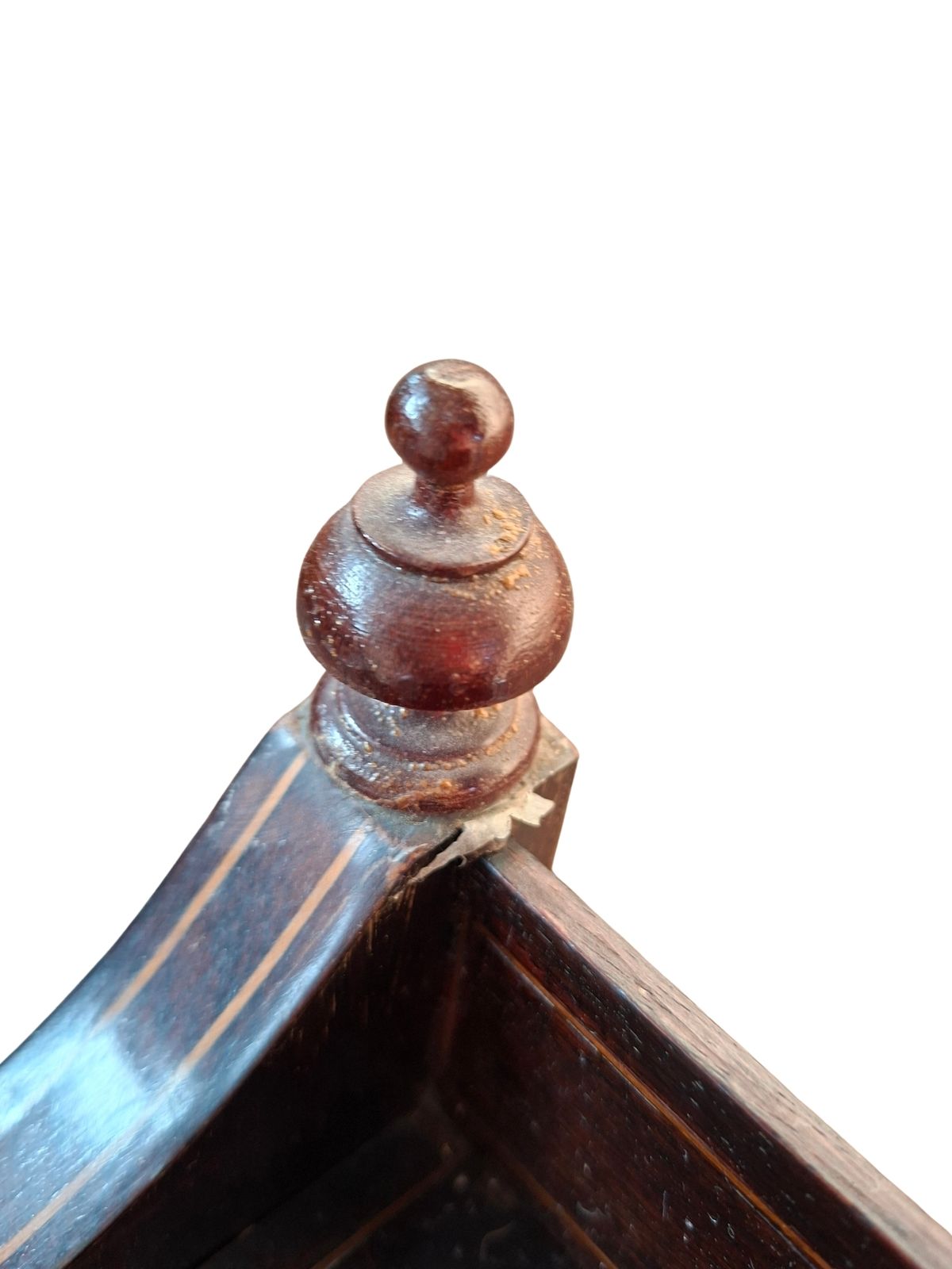 photo furniture Antico Purdonium Vittoriano Mobiletto Porta Carbone Con Specchio