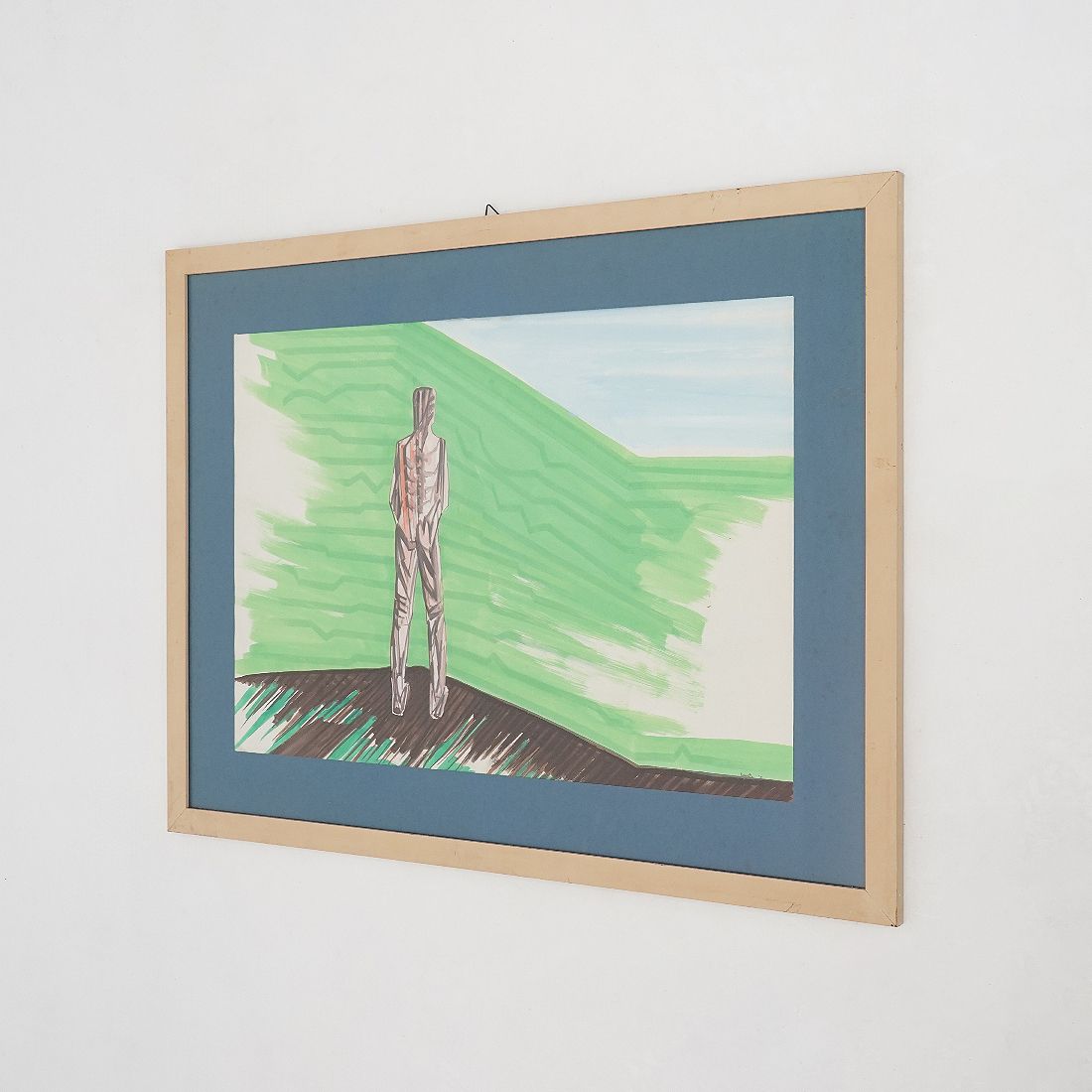 photo furniture Mario Rossello, Mixed Media On Paper, 1970s