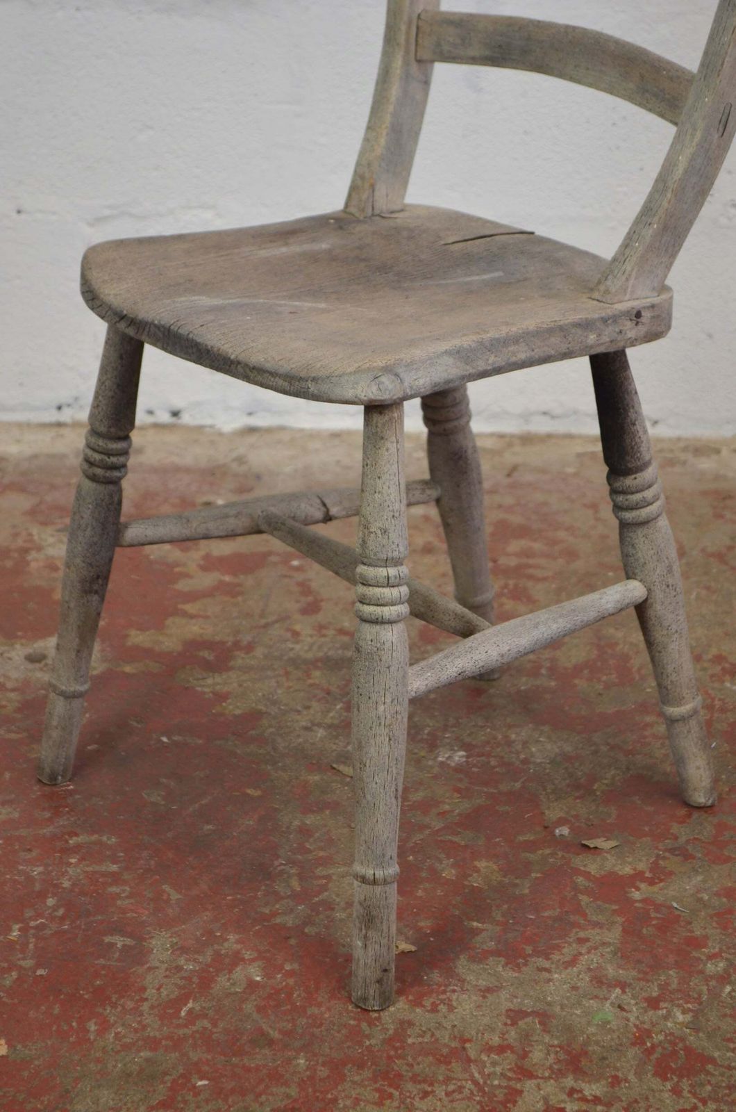 A 19th Century Ladder Back Farmhouse/Country Cottage Chair photo for sale