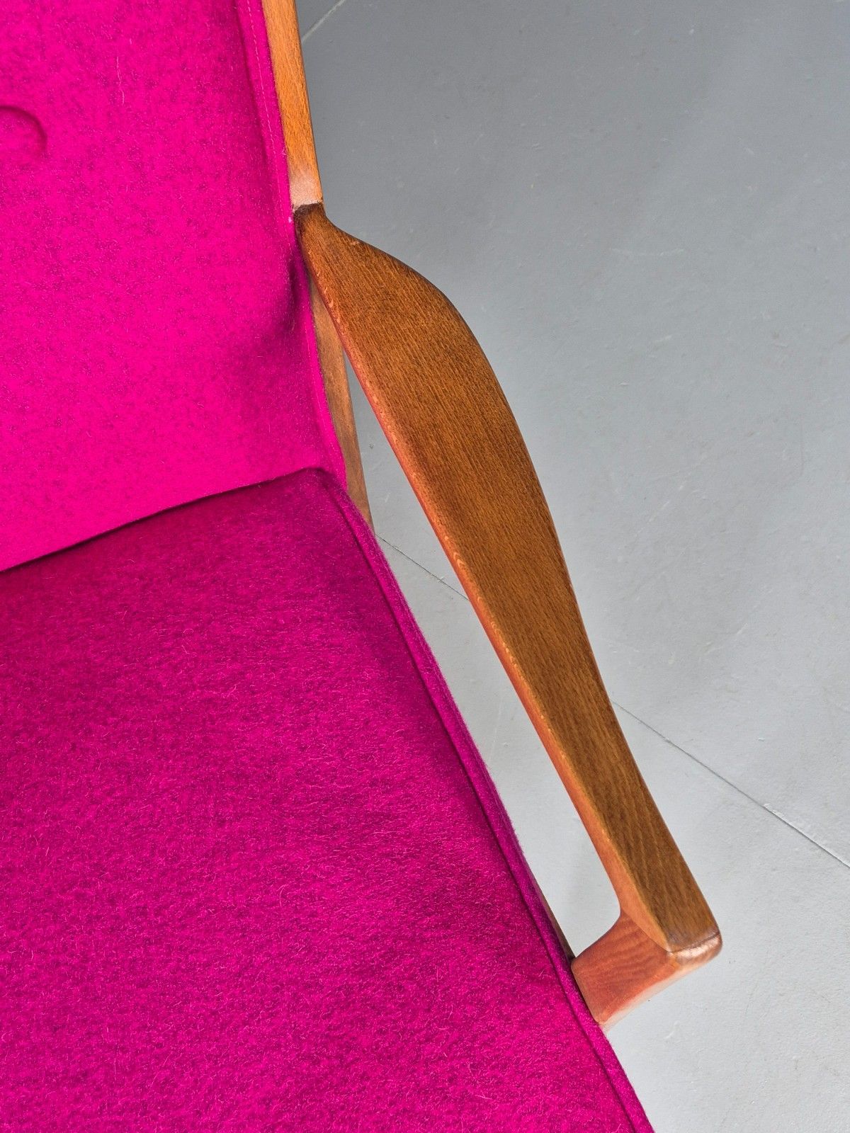 Vintage Mid Century Lounge Chair 1950s Swedish New Upholstery Eb11776 Mnor photo 550.0