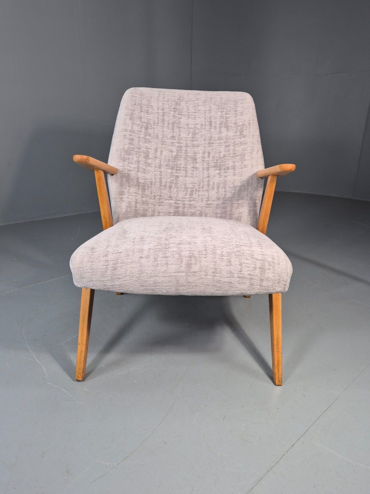 750.0 Vintage Mid Century Lounge Chair Swedish 1960s Design Reupholstered Eb11670 Mnor photo