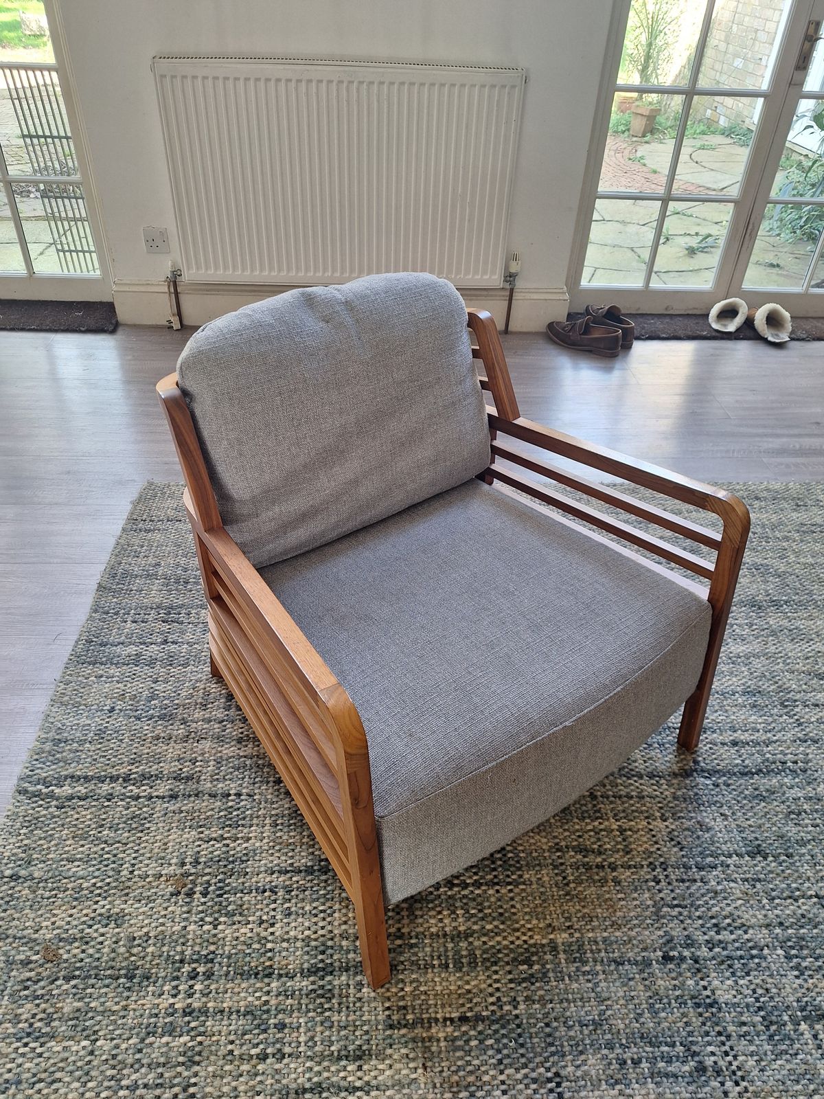 Pair Of Handmade Ligne Roset Flax High Back Armchairs photo 3500.0