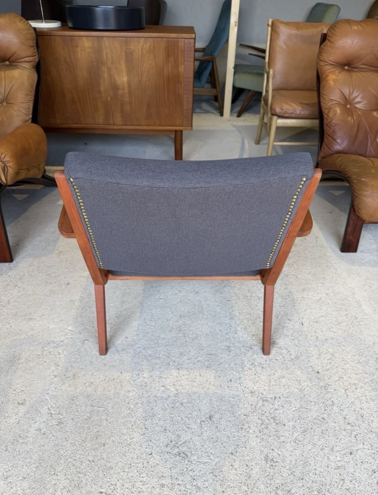 Furniture Bauhaus Easy Chair By Selman Selmanagic For Veb Deutsche Werkstätten Hellerau, German Ussr, 1950s photo