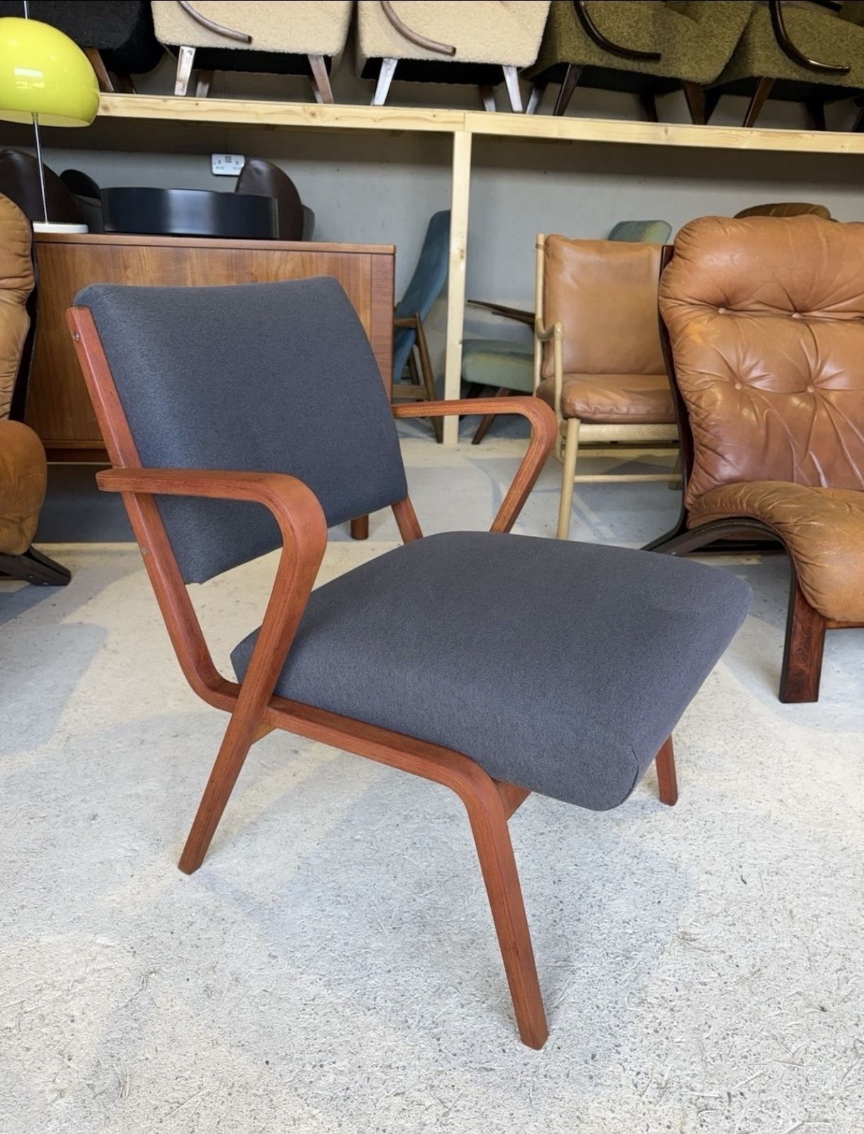 photo buy Bauhaus Easy Chair By Selman Selmanagic For Veb Deutsche Werkstätten Hellerau, German Ussr, 1950s
