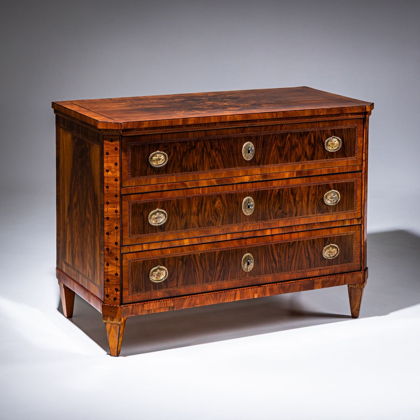 Neoklassieke Ladekast (Zopfstil), Dresden, Ca. 1780